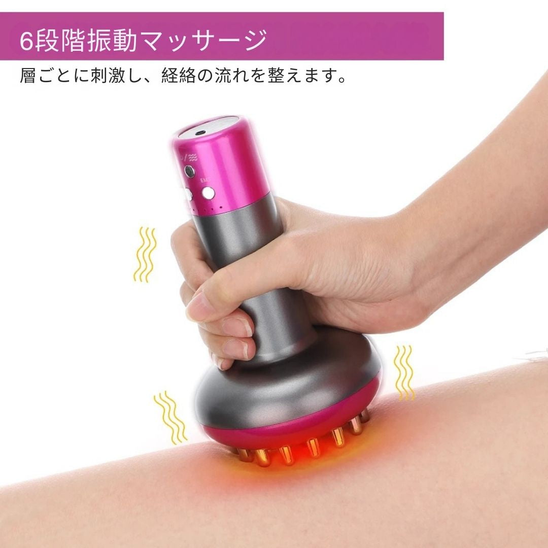 電気式 ガーシャ&ボディケアブラシ(マイクロカレント)