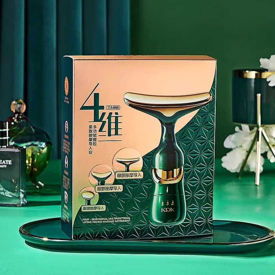 3-in-1 フェイス＆ネックEMS 美容ケアデバイス