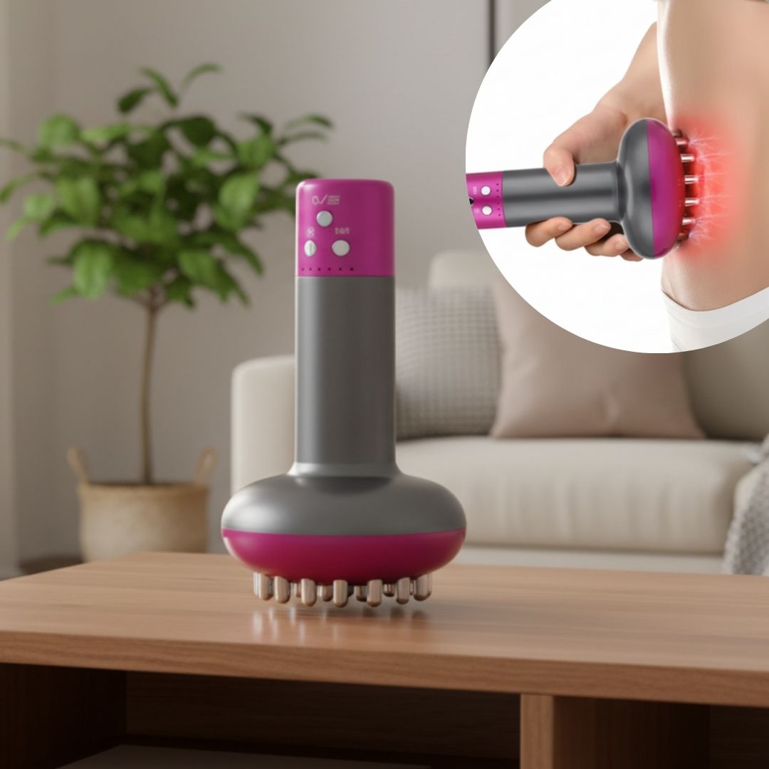 電気式 ガーシャ＆ボディケアブラシ（マイクロカレント）