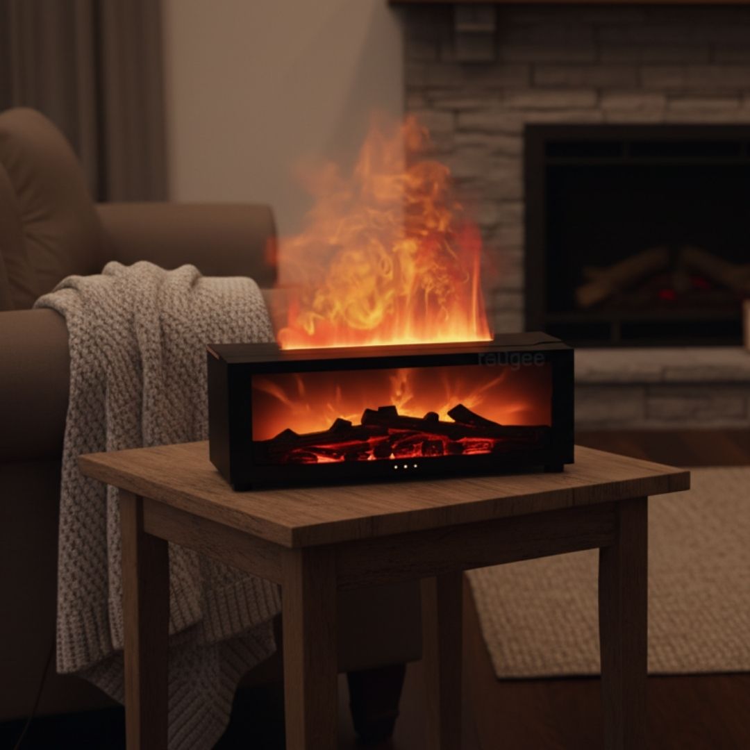 アロマ加湿器 フレームLEDライト付き