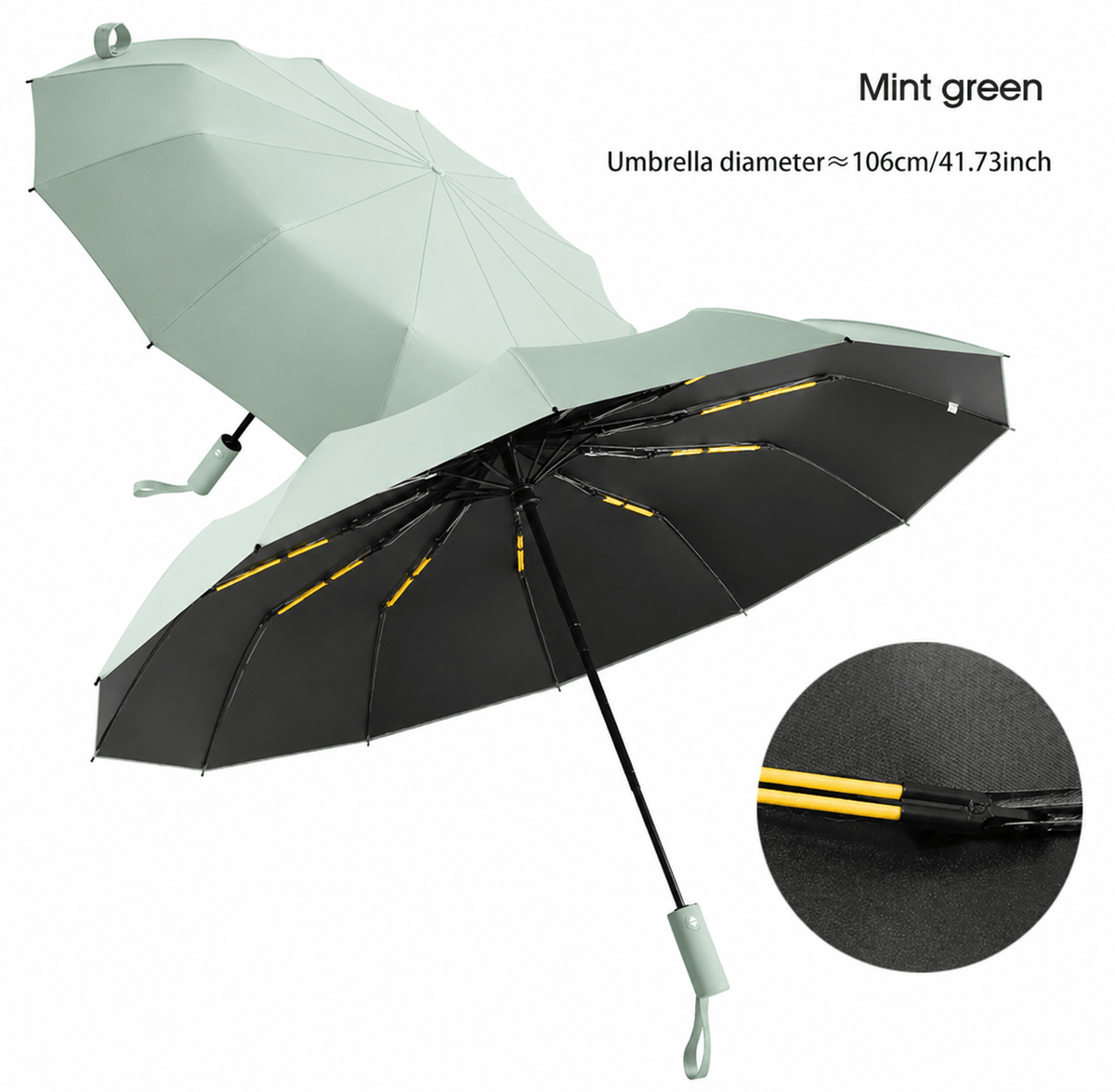 Kumori Shield™  全天候プレミアム折りたたみ傘 ・ UVカット・超撥水・耐風構造・ワンタッチ自動開閉｜晴雨兼用プレミアム折りたたみ傘