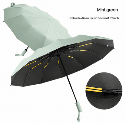 Kumori Shield™  全天候プレミアム折りたたみ傘 ・ UVカット・超撥水・耐風構造・ワンタッチ自動開閉｜晴雨兼用プレミアム折りたたみ傘