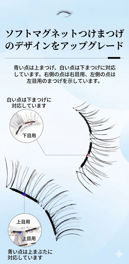 Kumori Magnet Lash — 磁気まつげ ソフトマグネット技術