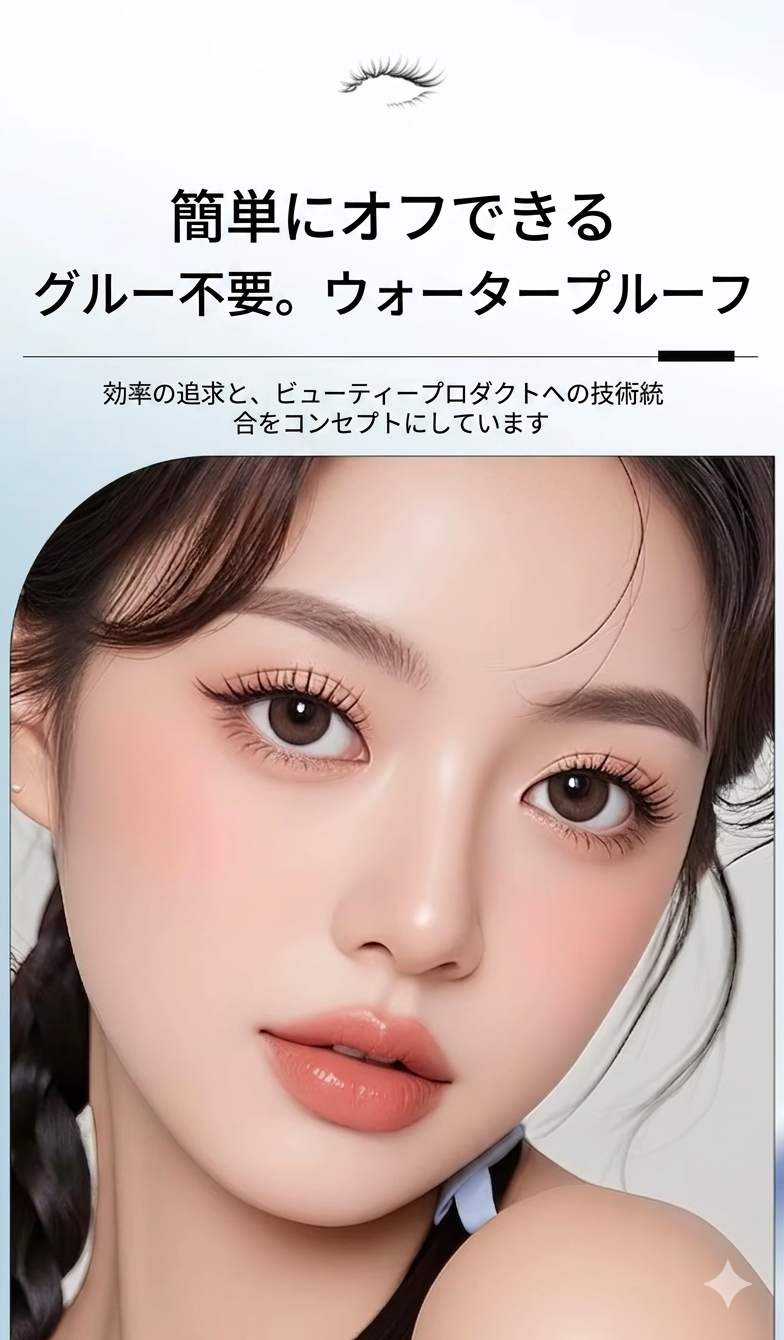 Kumori Magnet Lash — 磁気まつげ ソフトマグネット技術