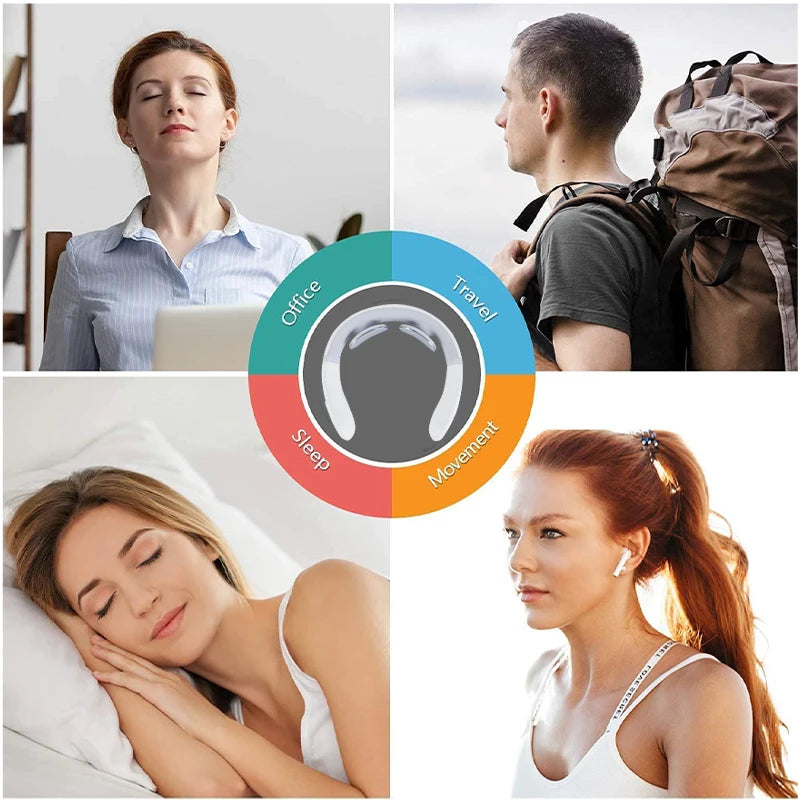 スマートネック＆ショルダー・ヒートマッサージャー