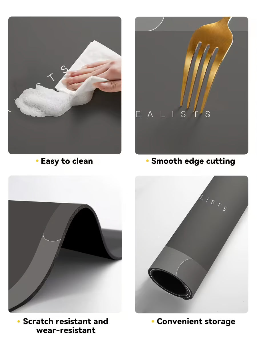 珪藻土バスマット 超吸水・速乾 滑り止め ソフトタイプ 足ふきマット バスルーム用