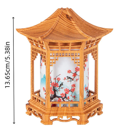 クリエイティブ加湿器｜パビリオン風ナイトライト付き