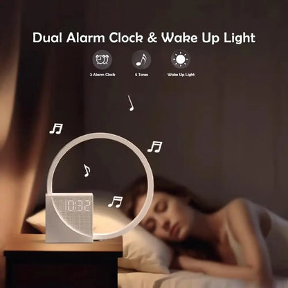 LEDナイトライト＆アラームクロック（ホワイトノイズ付き）