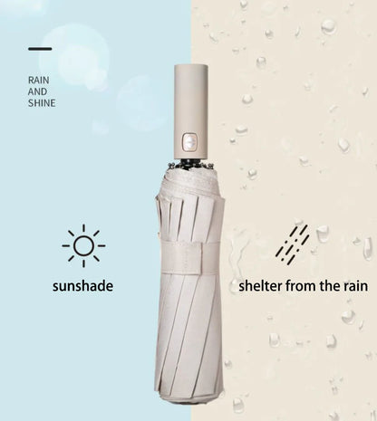 Kumori Shield™  全天候プレミアム折りたたみ傘 ・ UVカット・超撥水・耐風構造・ワンタッチ自動開閉｜晴雨兼用プレミアム折りたたみ傘