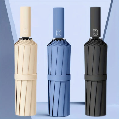 Kumori Shield™  全天候プレミアム折りたたみ傘 ・ UVカット・超撥水・耐風構造・ワンタッチ自動開閉｜晴雨兼用プレミアム折りたたみ傘