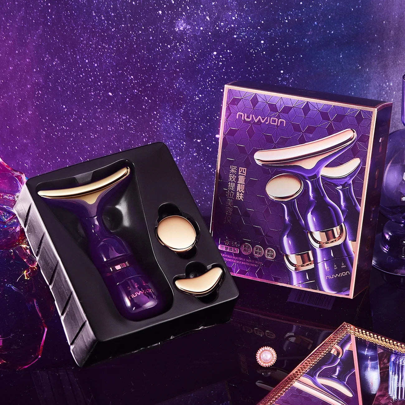 3-in-1 フェイス＆ネックEMS 美容ケアデバイス